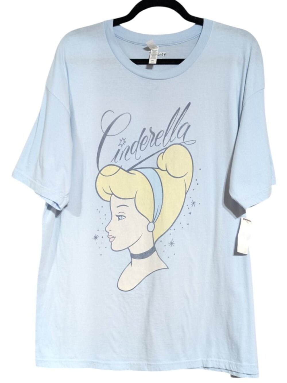 👸 NWT Disney Cinderella Blue Graphic Tee Size  2XL Disney Princess ✨